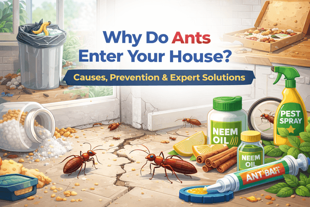 Why Do Ants Enter Your House? Causes, Prevention & Expert Solutions