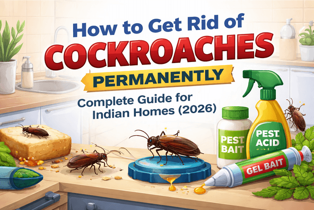 How to Get Rid of Cockroaches Permanently: Complete Guide for Indian Homes (2026)