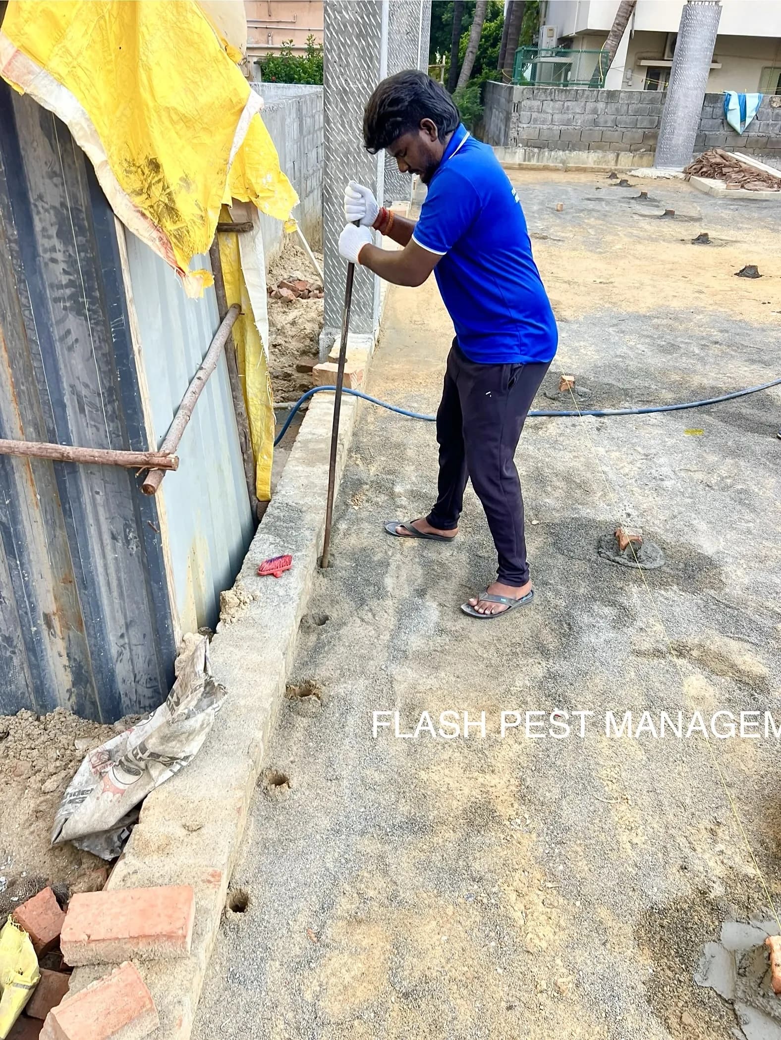 Installation of Reticulated Termite Treatment Piping