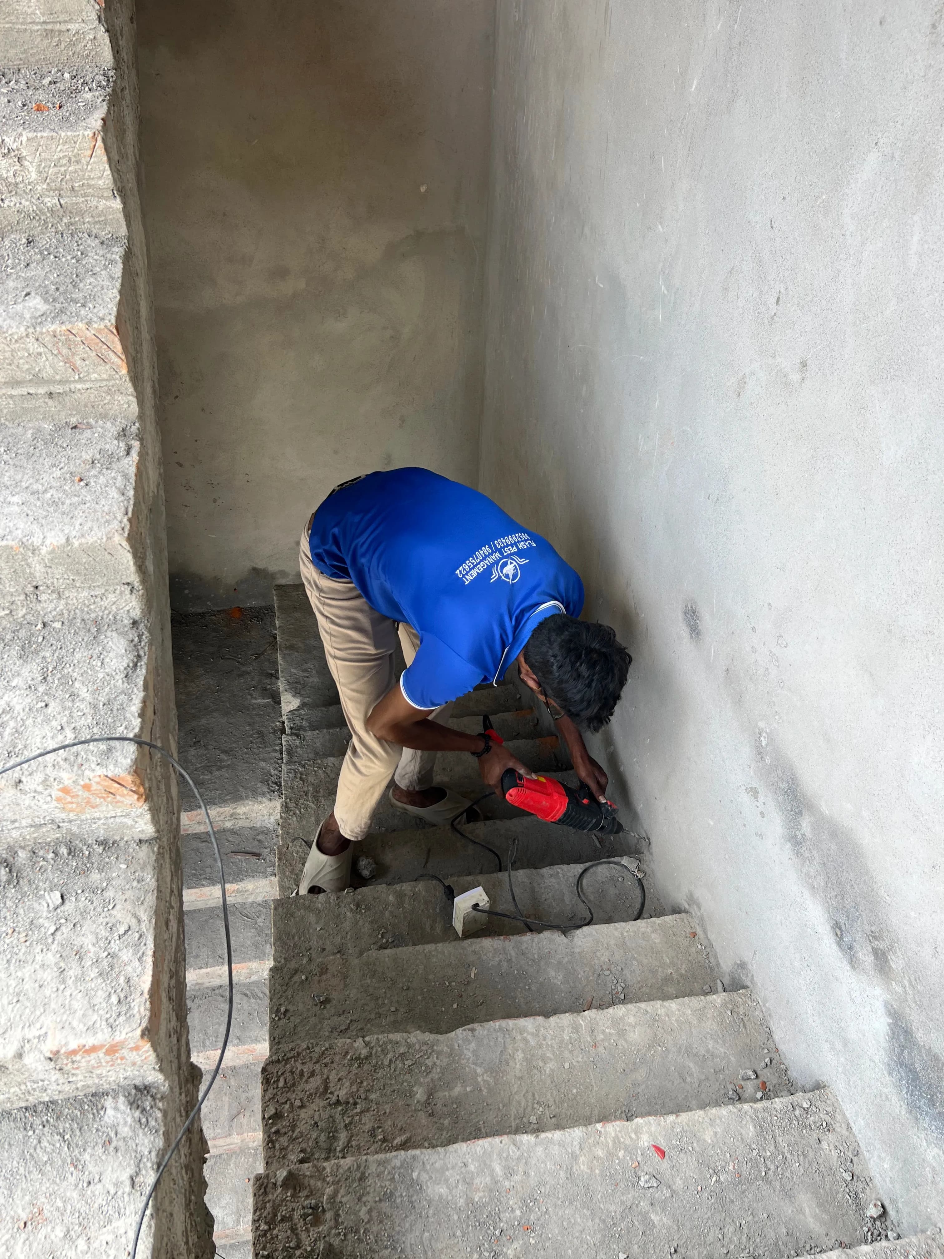 Installation of Reticulated Termite Treatment Piping